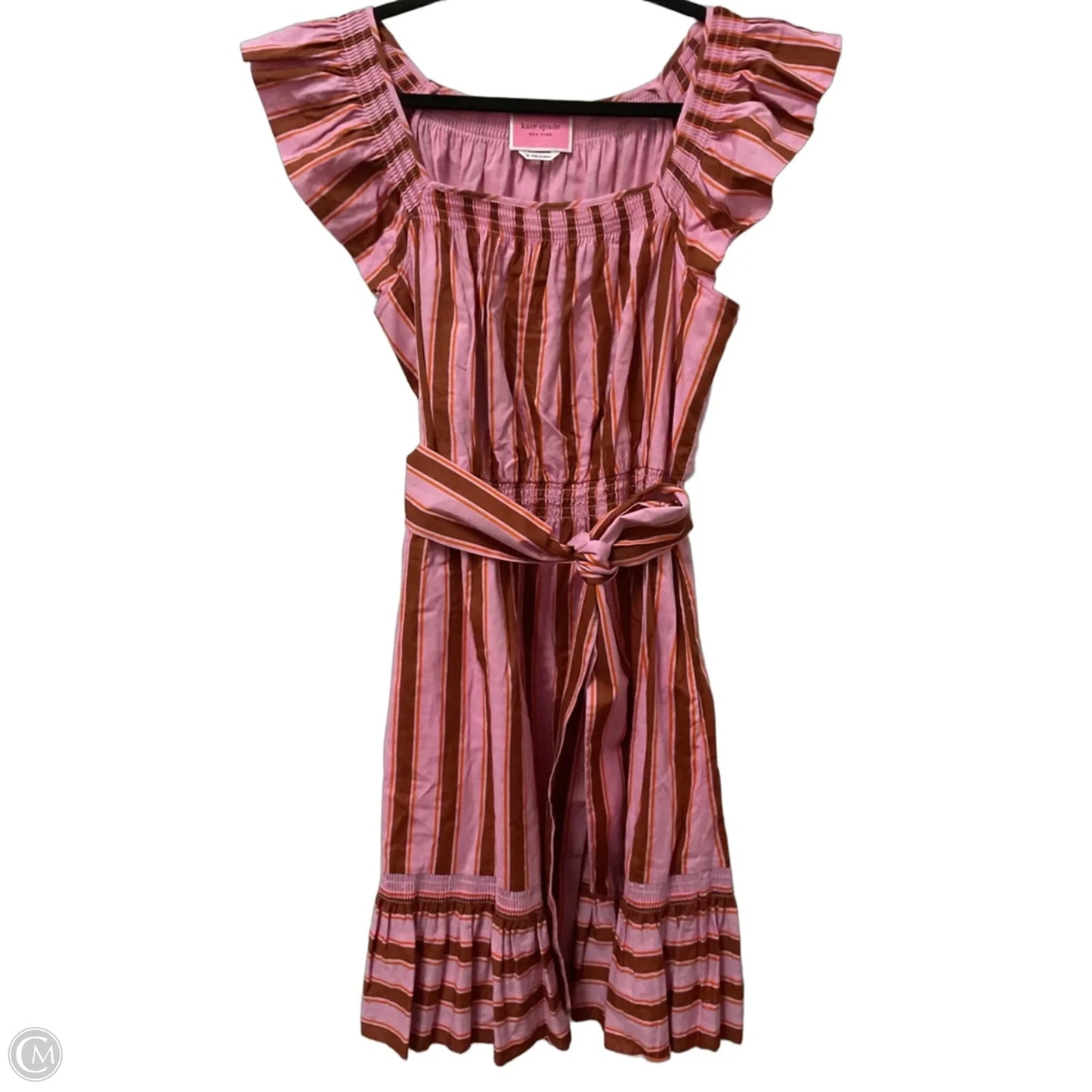 Dress Designer By Kate Spade In Striped Pattern, Size: M