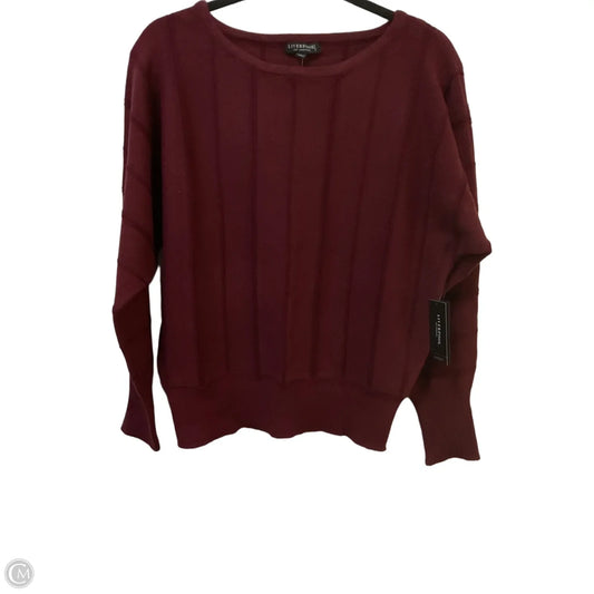 Sweater By Liverpool In Maroon, Size: S