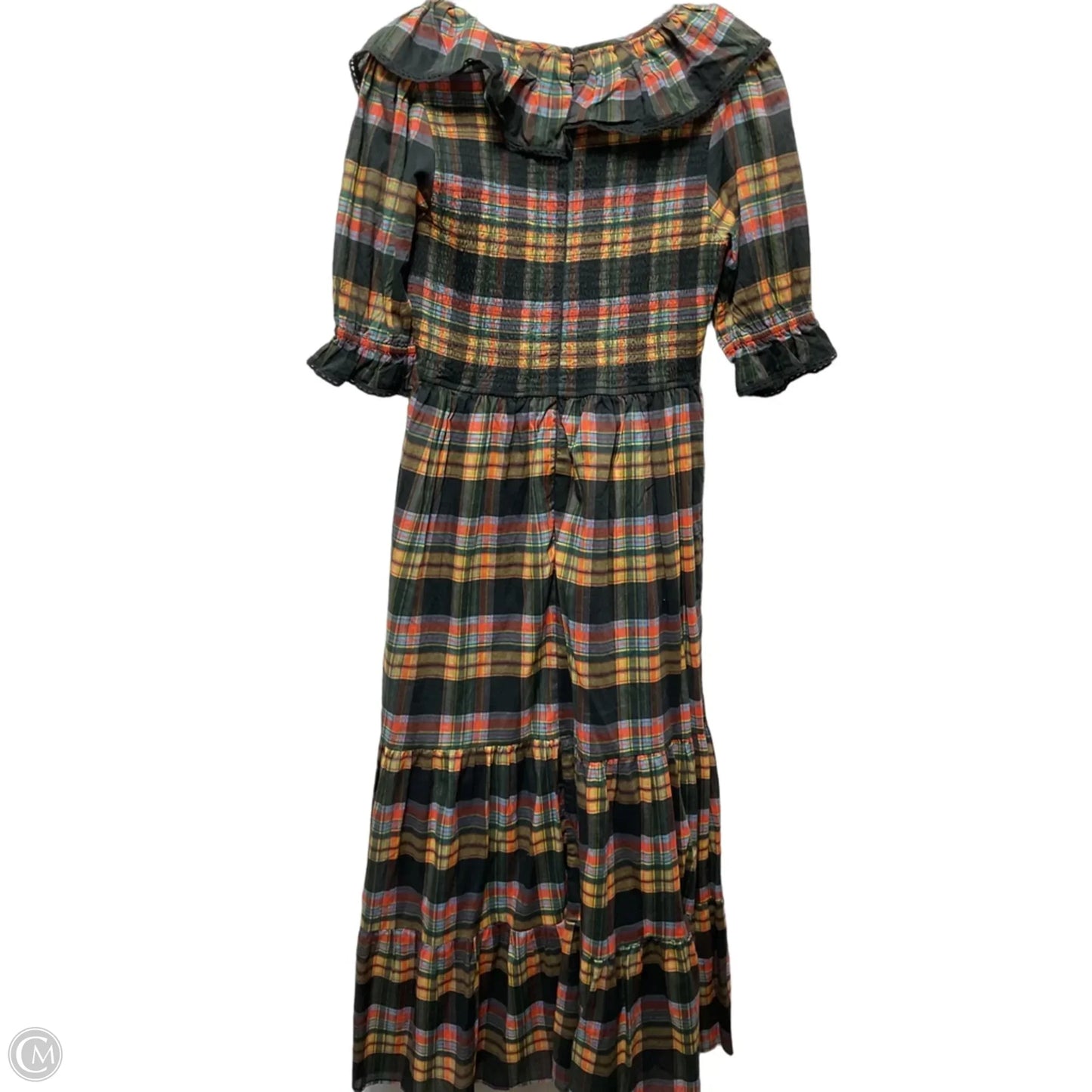 Dress Casual Maxi By Ivy City In Plaid Pattern, Size: M