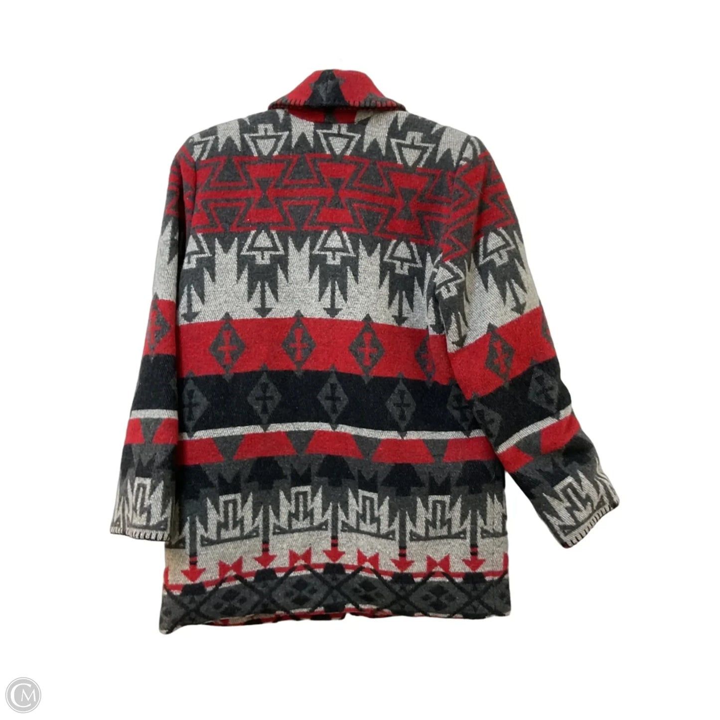 Jacket Other By Clothes Mentor In Grey & Red, Size: L