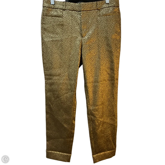 Pants Dress By Banana Republic In Brown & Gold, Size: 10