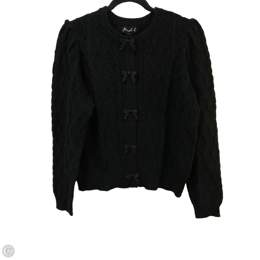 Sweater Cardigan By Marled In Black, Size: M