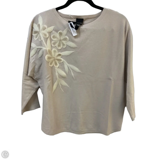 Sweater By Aaeda In Taupe, Size: M