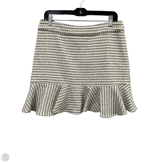 Skirt Mini & Short By Veronica Beard In Black & White, Size: 10