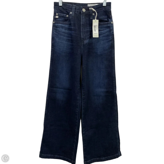 Jeans Cropped By Ag Jeans In Blue Denim, Size: 2