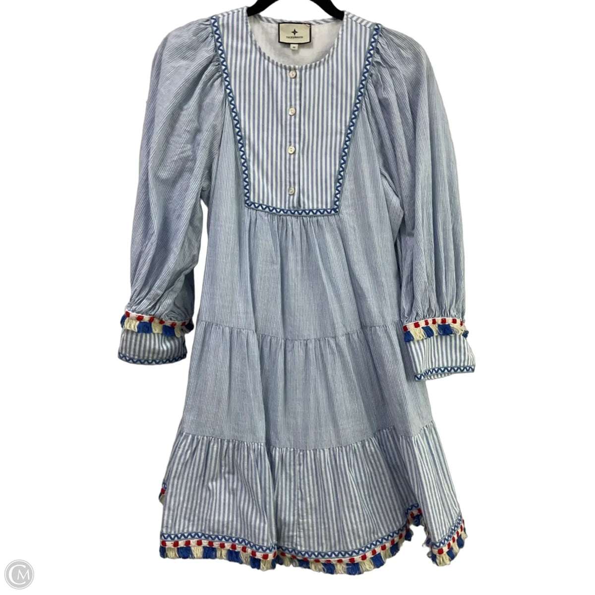 Dress Designer By Tuckernuck In Striped Pattern, Size: M