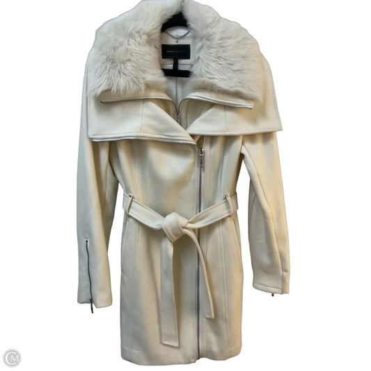 Coat Other By Bcbgmaxazria In Ivory, Size: L