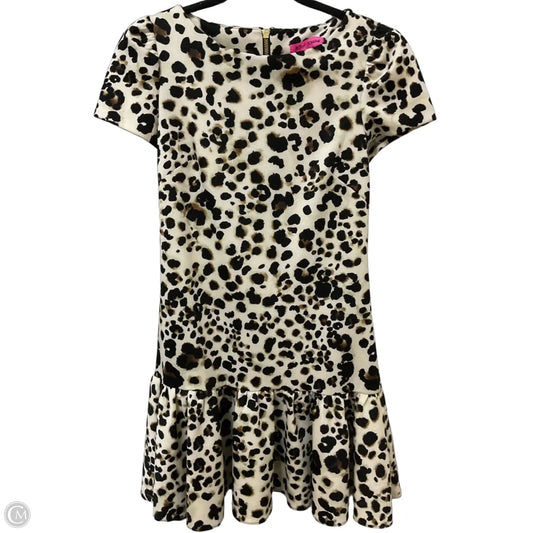 Dress Casual Midi By Betsey Johnson In Animal Print, Size: 0