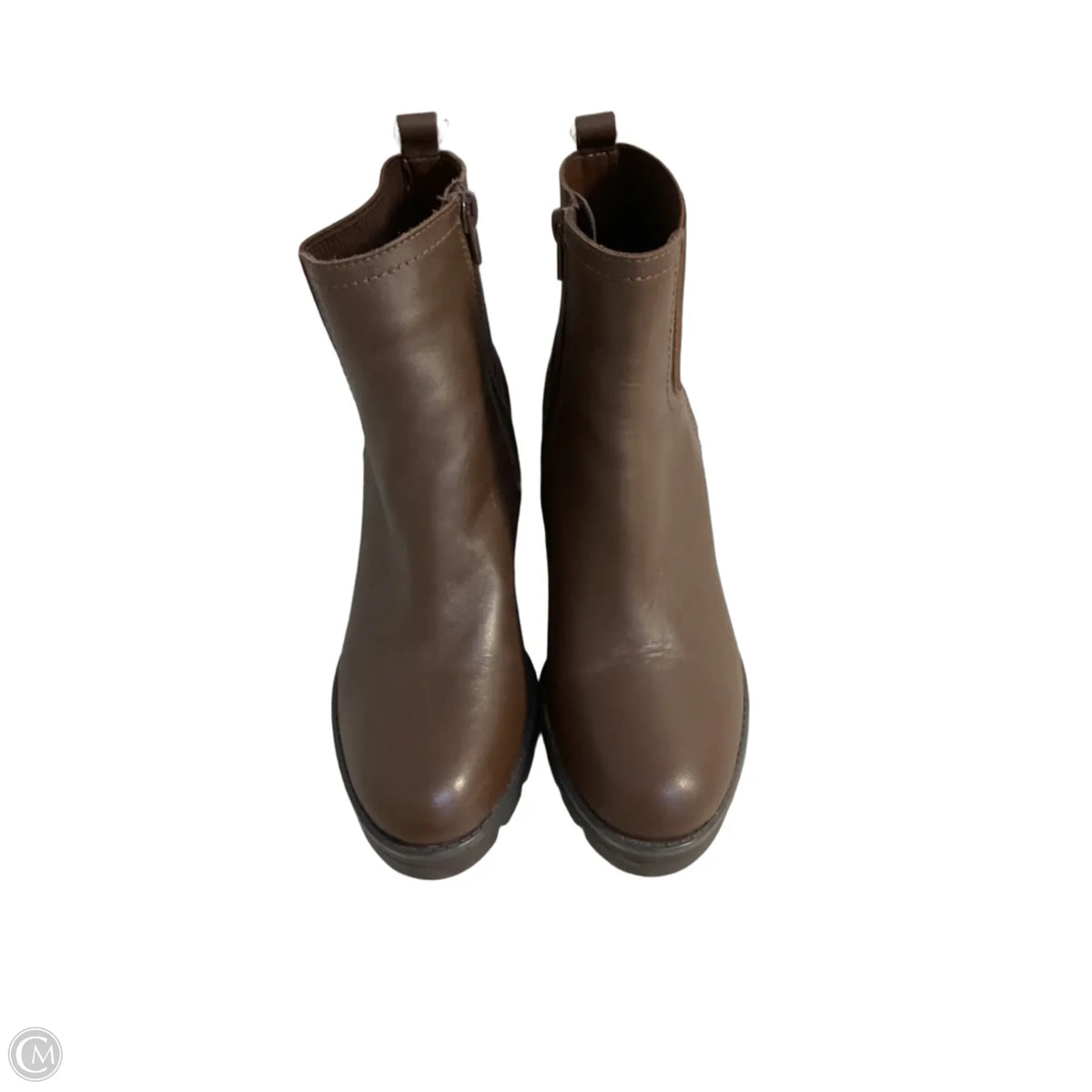 Boots Ankle Heels By Naturalizer In Brown, Size: 7.5
