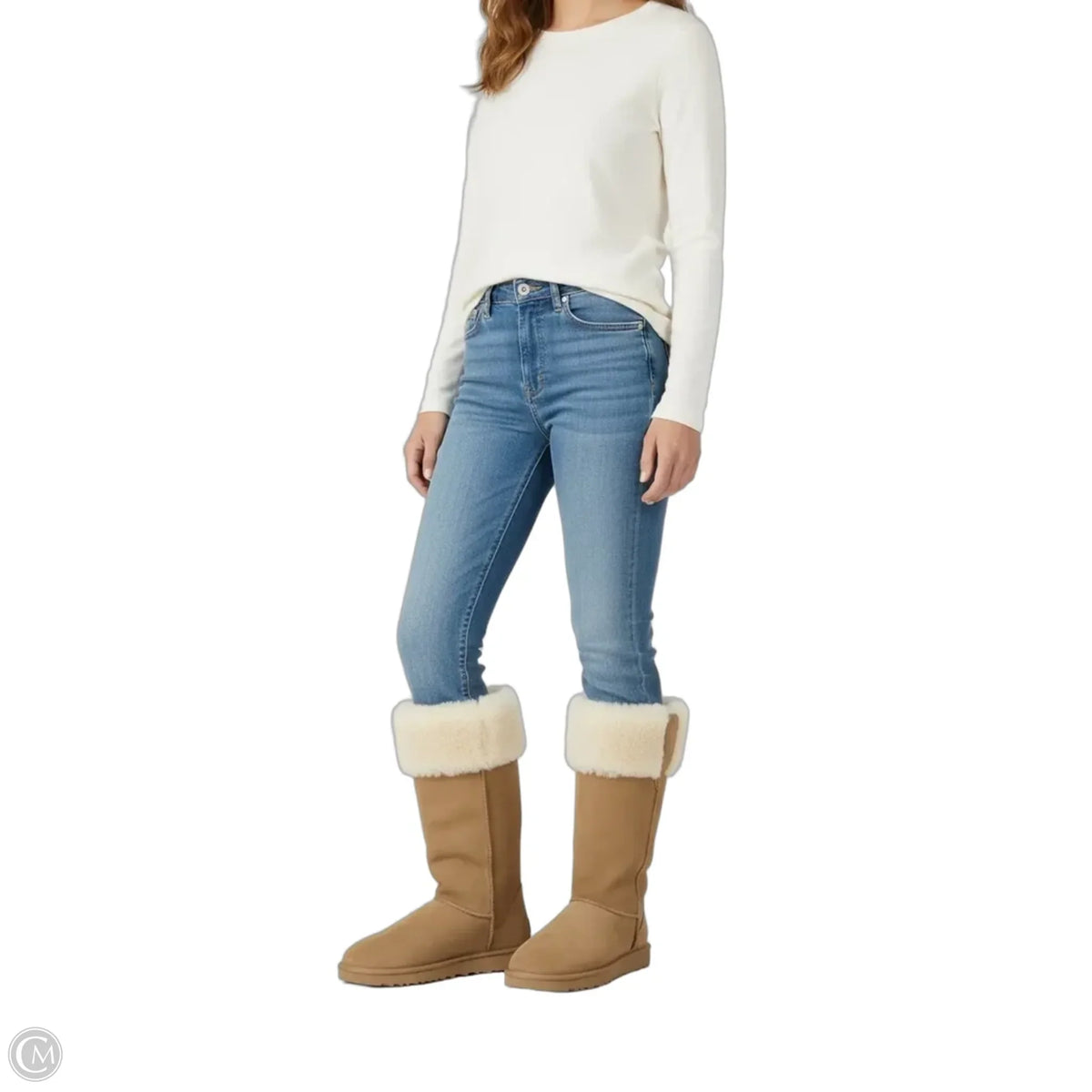 Boots Designer By Ugg In Tan, Size: 8