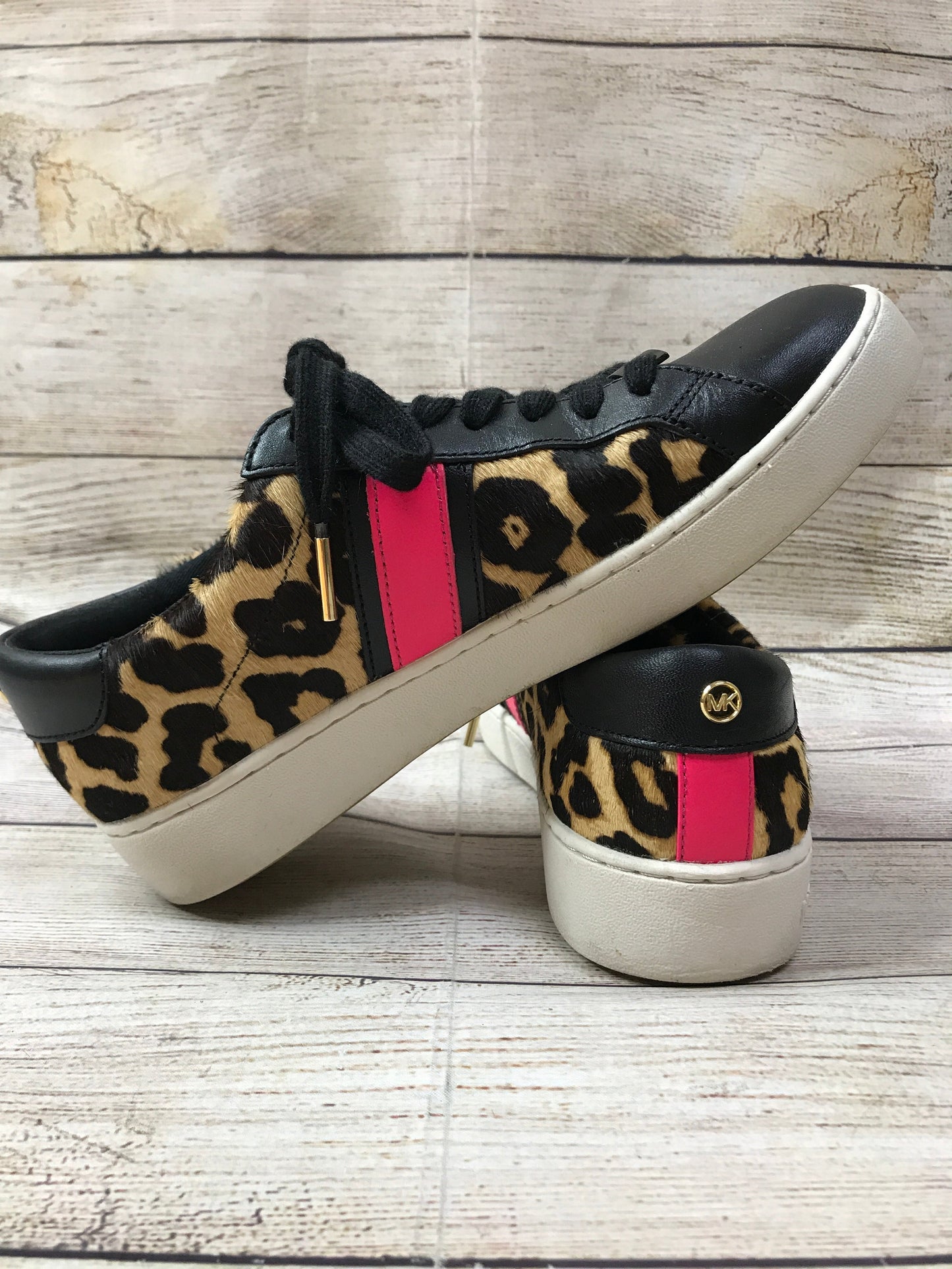 Animal Print Shoes Sneakers Michael Kors, Size 7