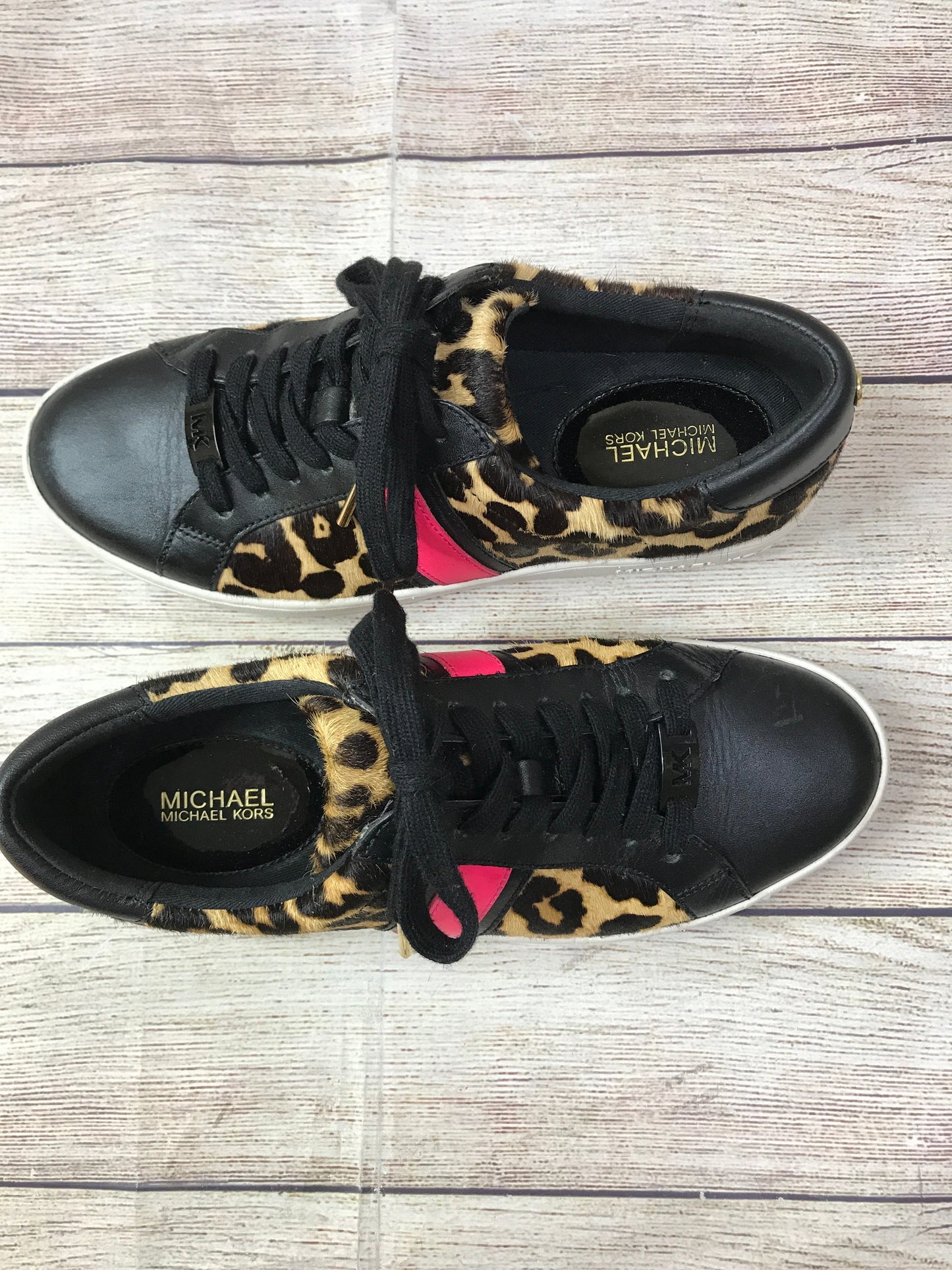 Animal Print Shoes Sneakers Michael Kors, Size 7