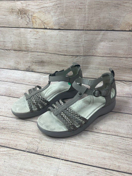 Grey Sandals Flats Jbu By Jambu, Size 8