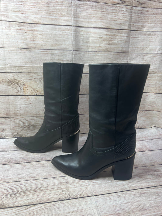 Black Boots Western Steve Madden, Size 8.5