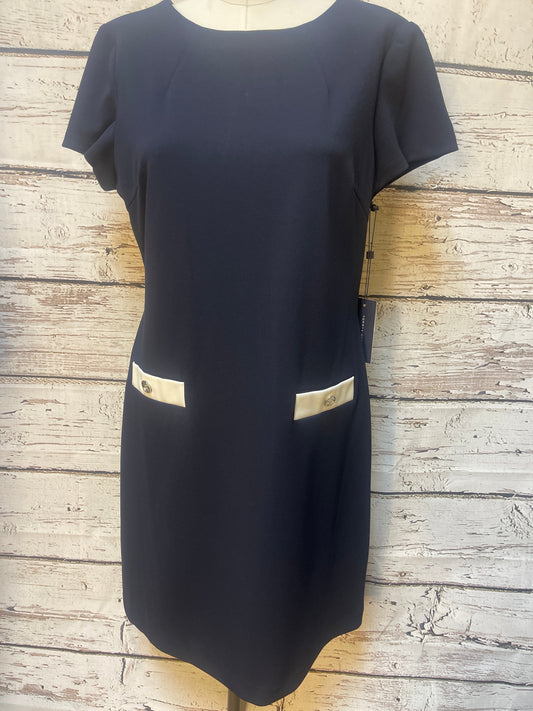 Dress Work By Tommy Hilfiger In Navy, Size: L