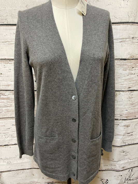 Sweater Cardigan Cashmere By Cmc In Grey, Size: M