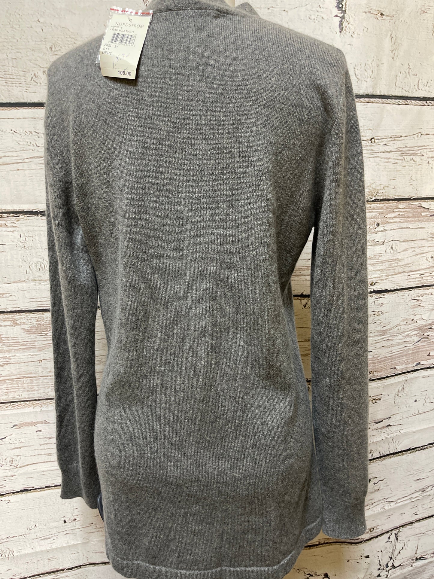 Sweater Cardigan Cashmere By Cmc In Grey, Size: M