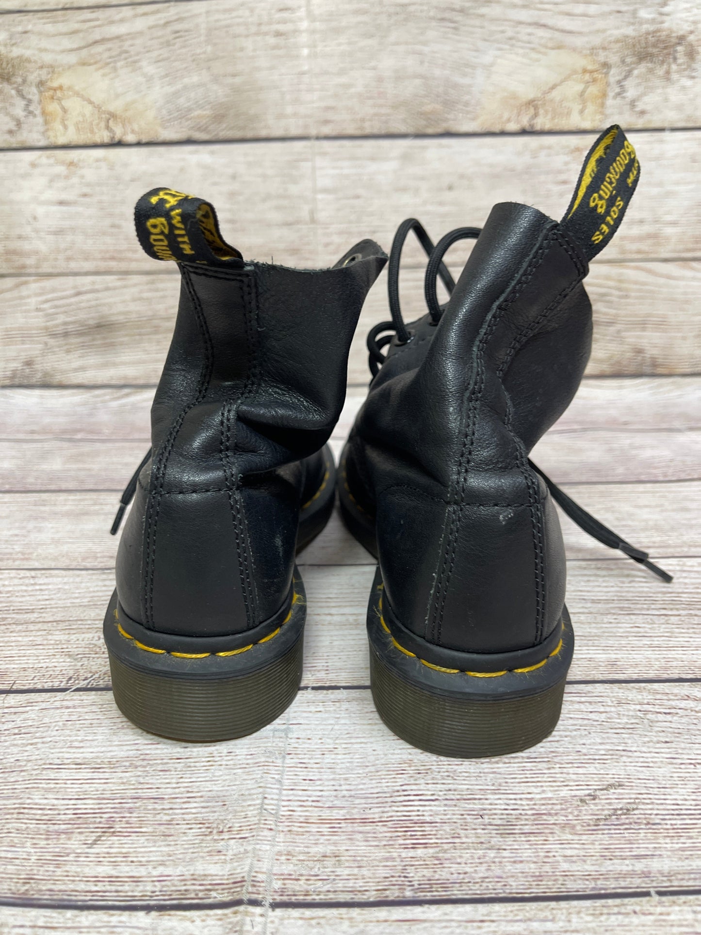 Boots Combat By Dr Martens In Black, Size: 6