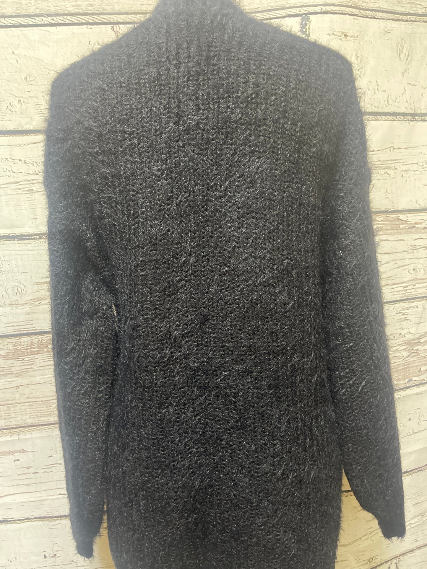 Sweater Cardigan By Love Tree In Black, Size: M