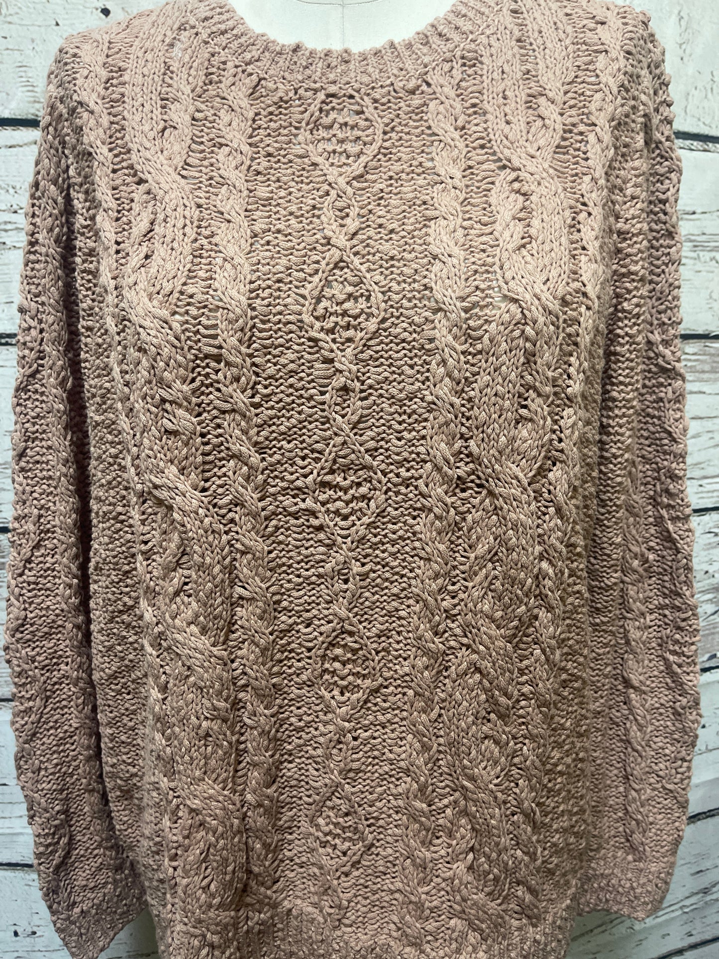 Sweater By J. Jill In Peach, Size: L