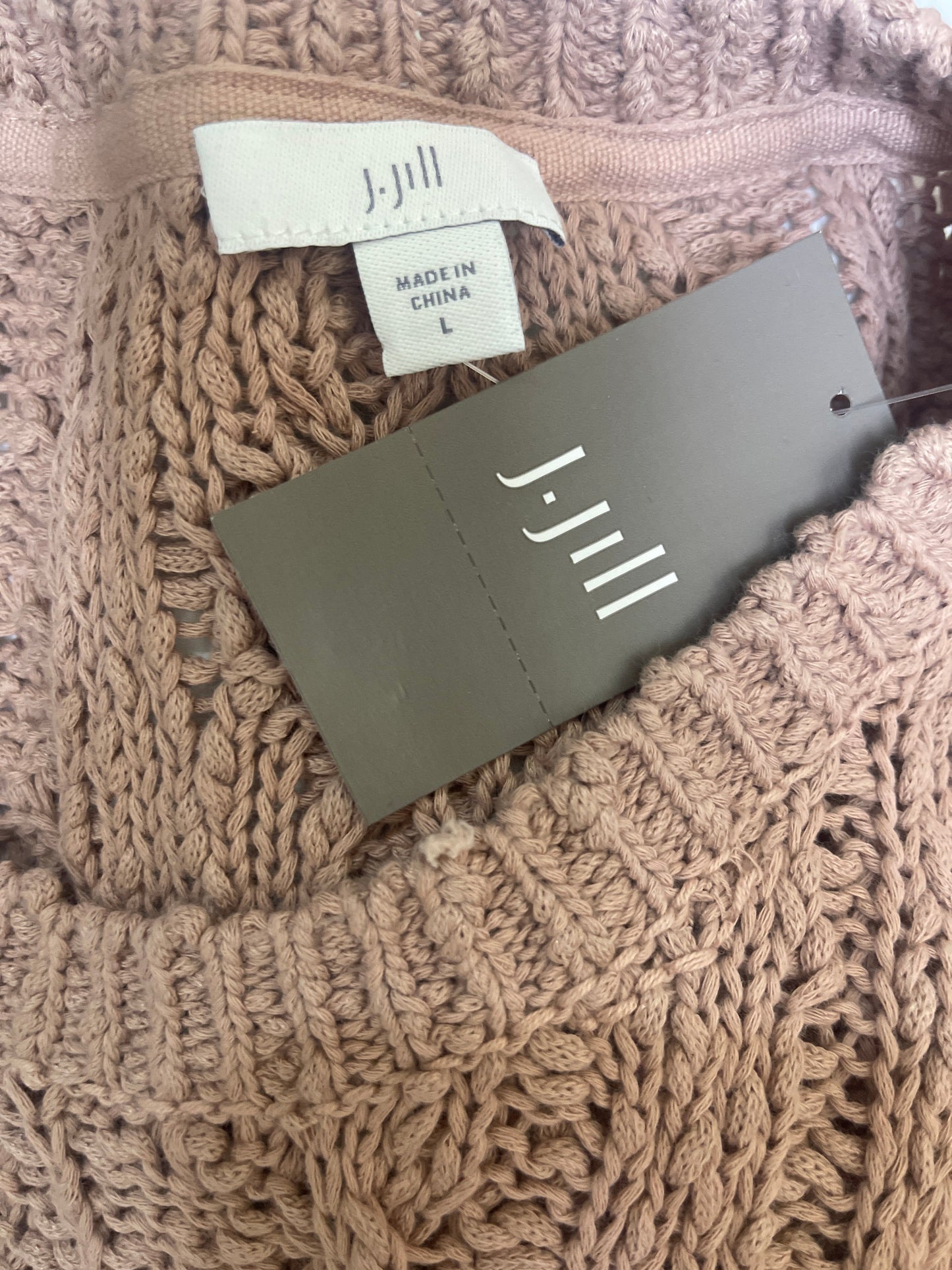 Sweater By J. Jill In Peach, Size: L