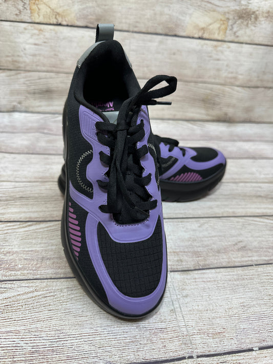 Shoes Sneakers Platform By Alegria In Black & Purple, Size: 6.5