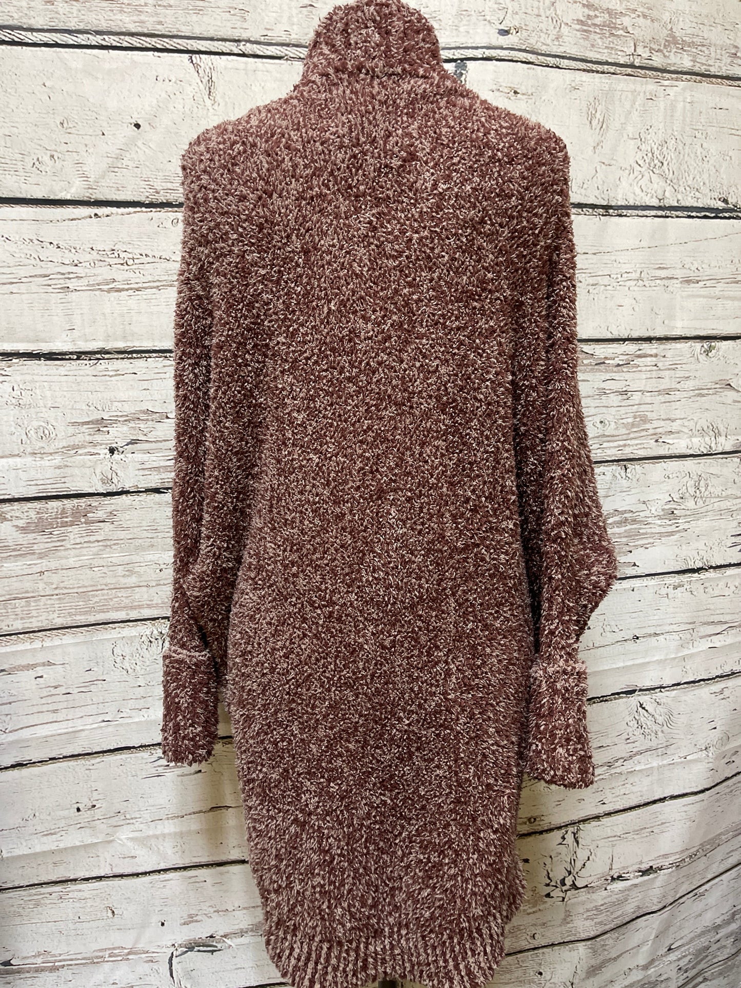 Sweater Cardigan By Barefoot Dreams In Maroon, Size: M