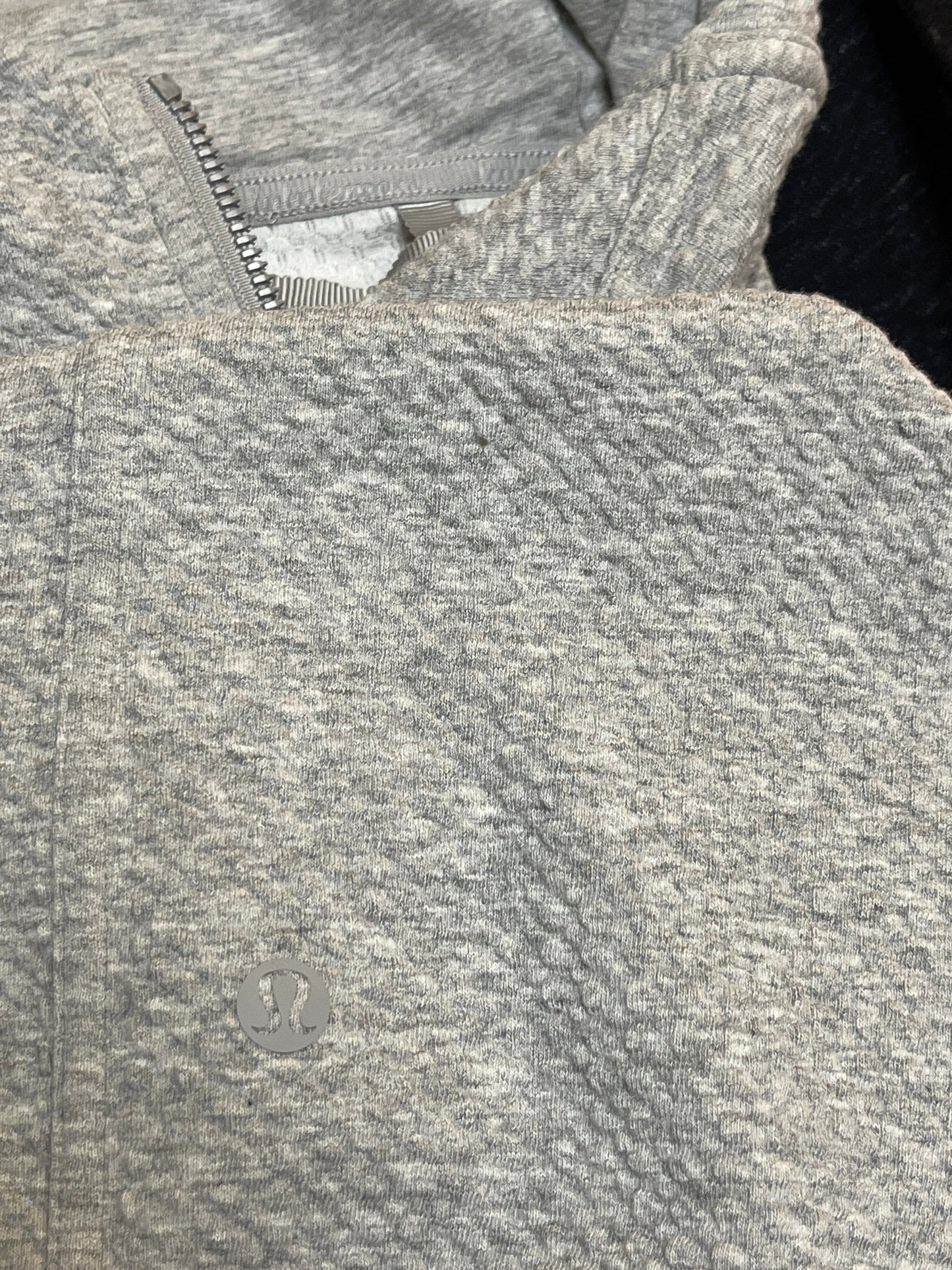 Athletic Jacket By Lululemon In Grey, Size: S