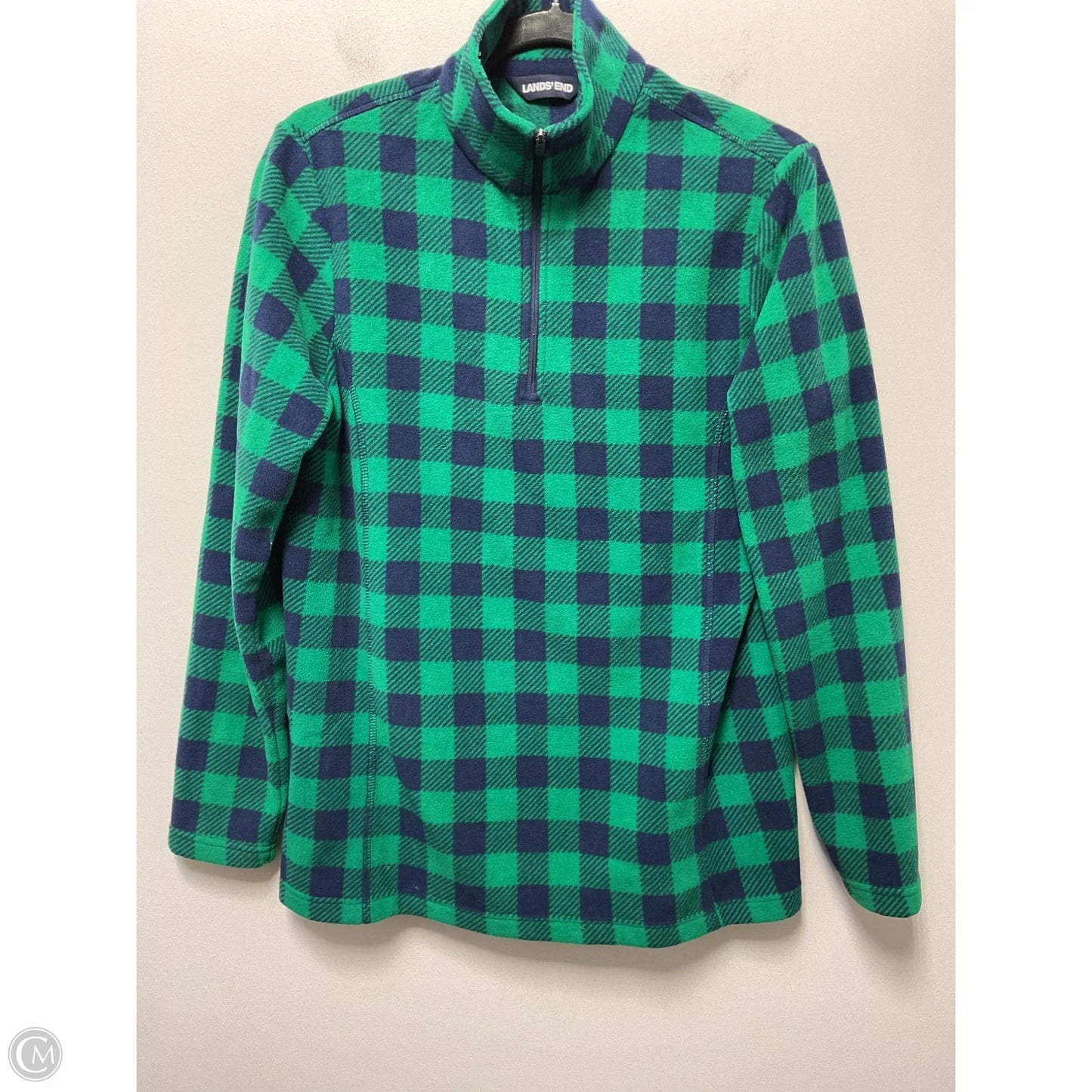 Athletic Fleece By Lands End In Blue & Green, Size: S