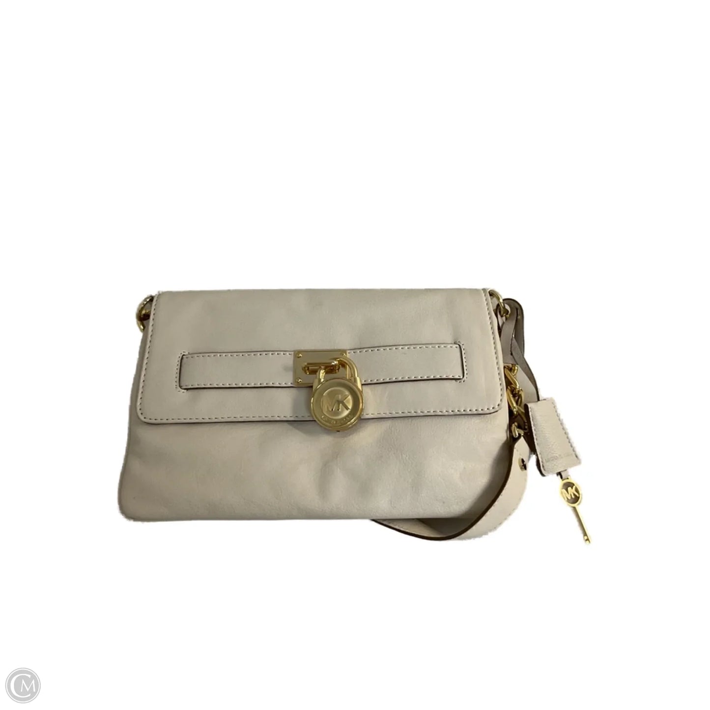 Handbag Leather By Michael By Michael Kors, Size: Medium