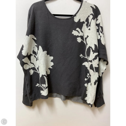 Sweater By Daily Practice By Anthropologie In Cream & Grey, Size: L