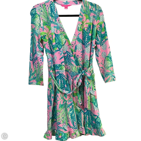 Dress Designer By Lilly Pulitzer In Blue & Pink, Size: S
