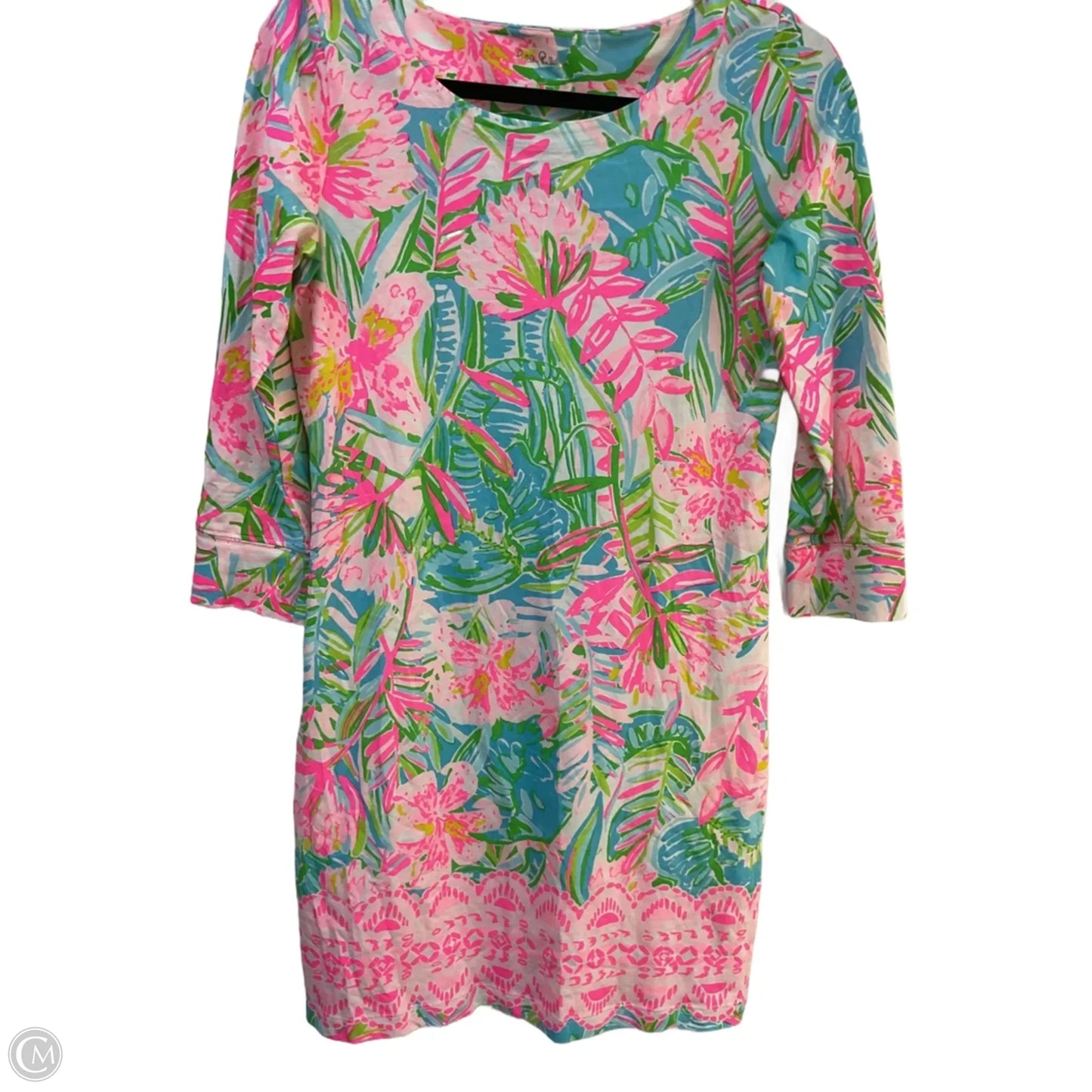 Dress Designer By Lilly Pulitzer In Blue & Pink, Size: S