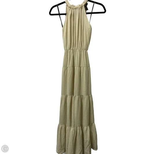 Dress Party Long By Forever 21 In Cream, Size: Xs