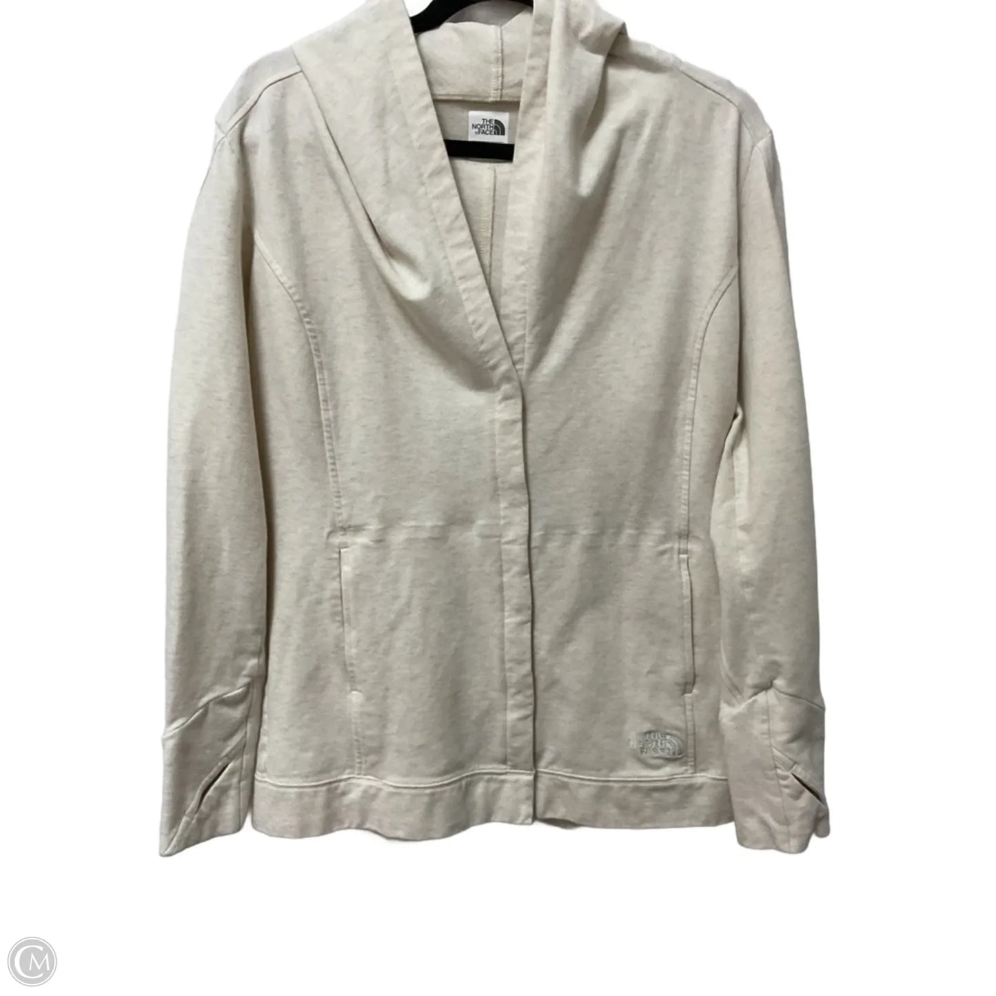 Athletic Jacket By The North Face In Cream, Size: M