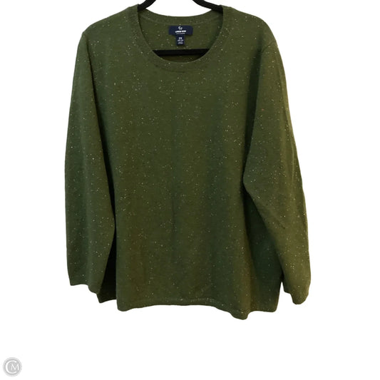 Sweater By Lands End In Green, Size: 2x