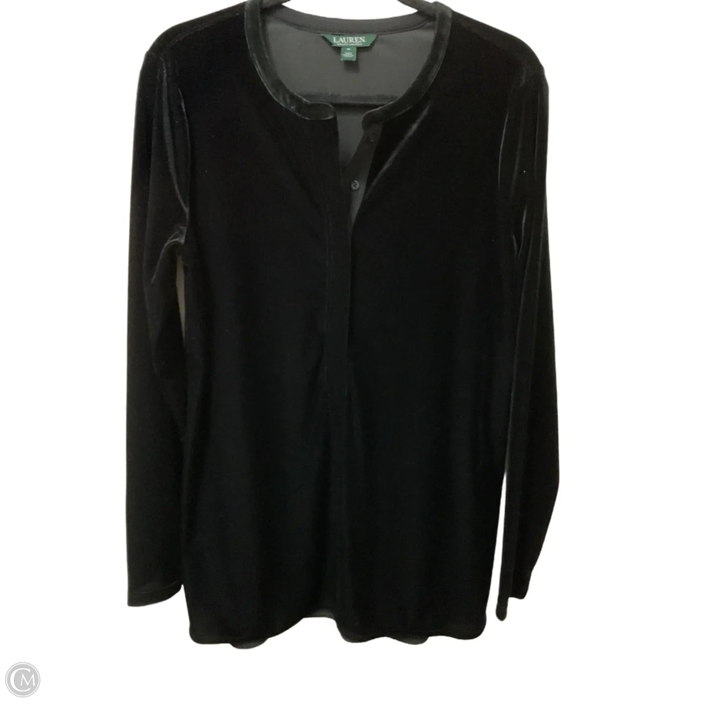 Tunic Long Sleeve By Lauren By Ralph Lauren In Green, Size: M