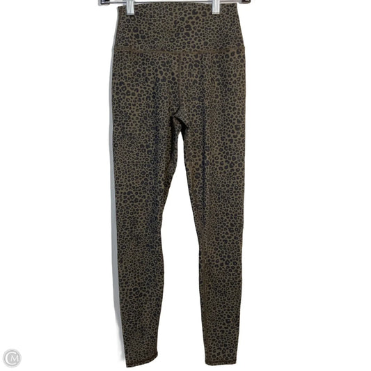 Athletic Leggings By Alo In Animal Print, Size: S