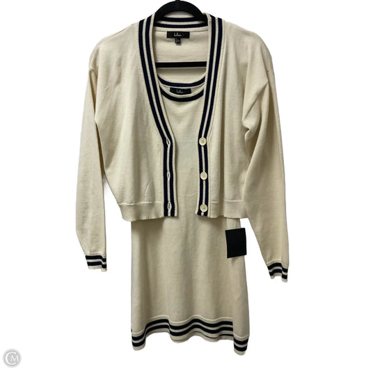 Dress Set 2pc By Lulus In Blue & Cream, Size: S