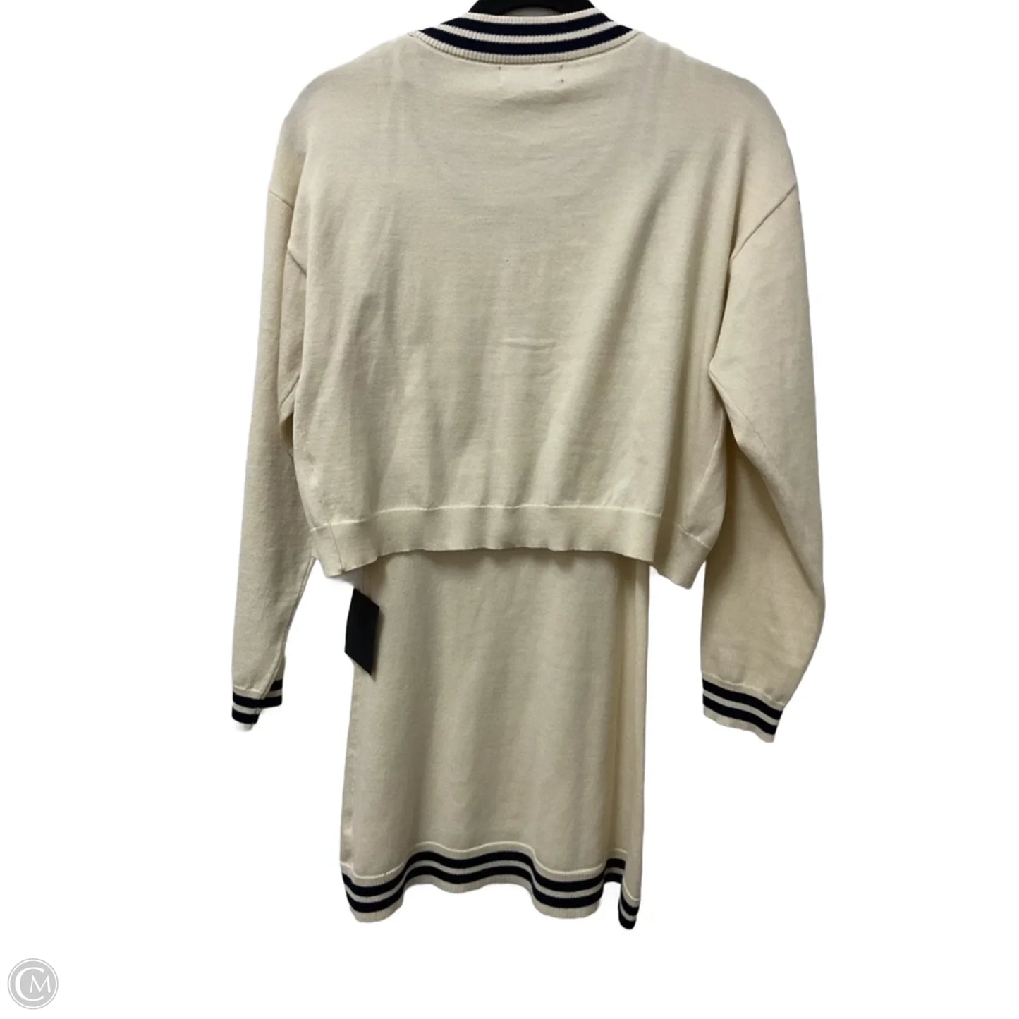 Dress Set 2pc By Lulus In Blue & Cream, Size: S