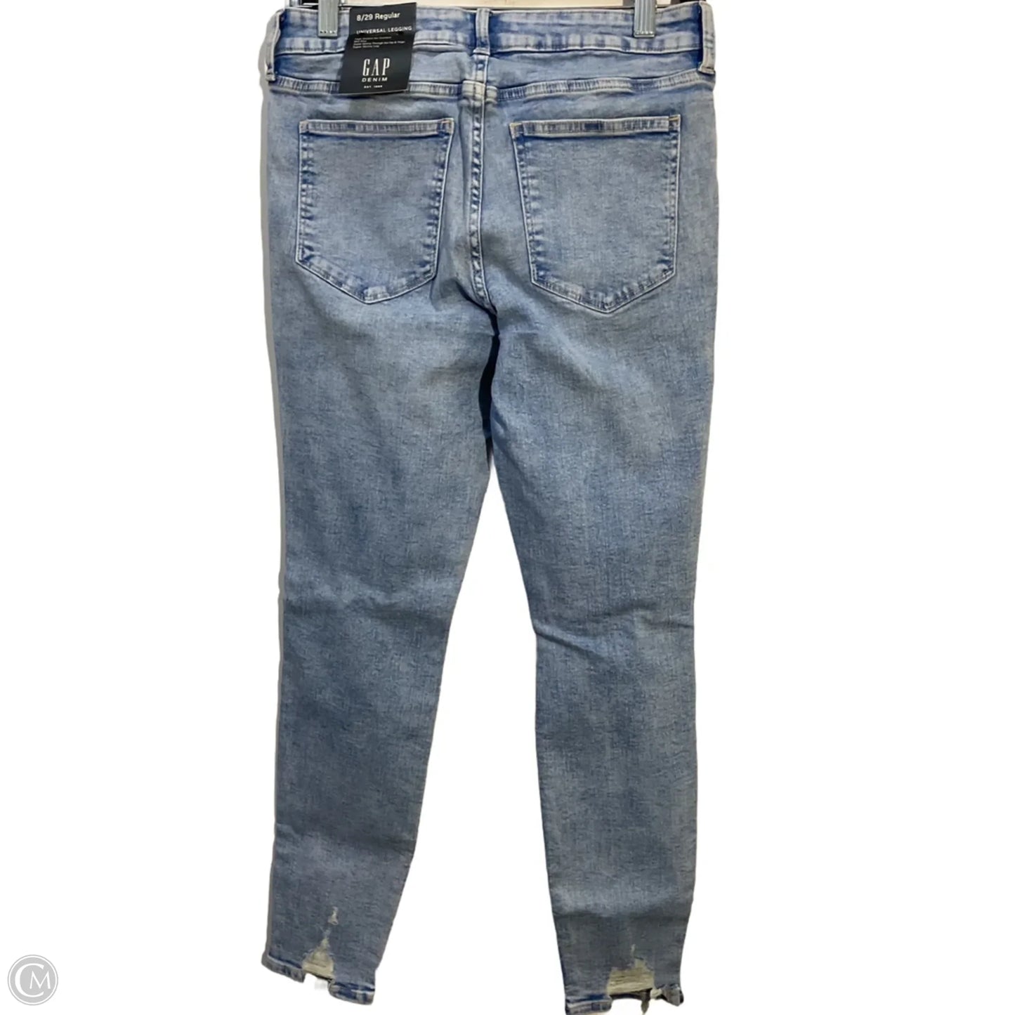 Jeans Jeggings By Gap In Blue Denim, Size: 8