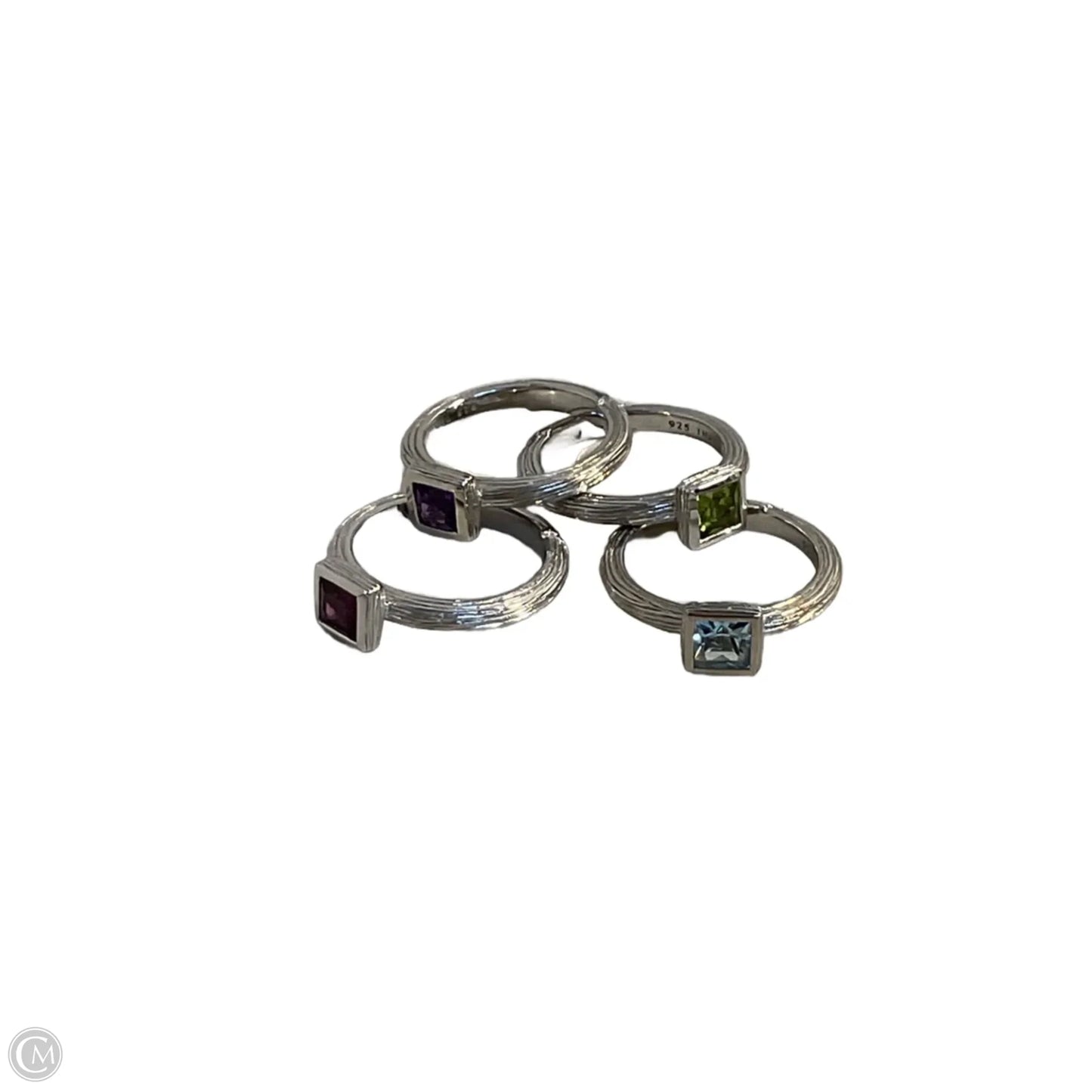 Ring Stackable By Cmb, Size: 04 Piece Set