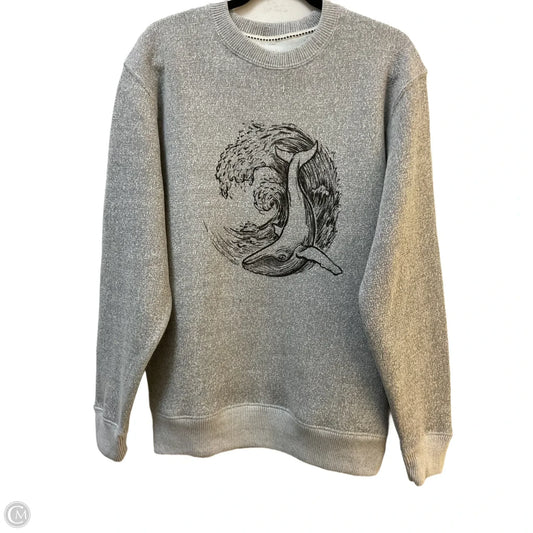 Sweatshirt Crewneck By Cmc In Grey, Size: L