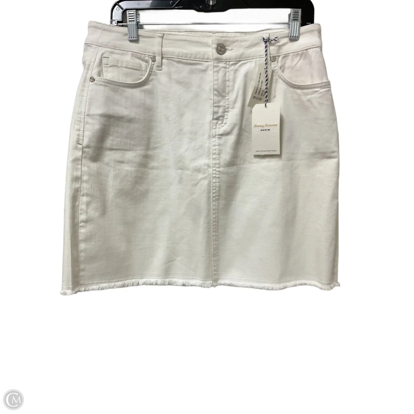 Skirt Mini & Short By Tommy Bahama In White Denim, Size: 10