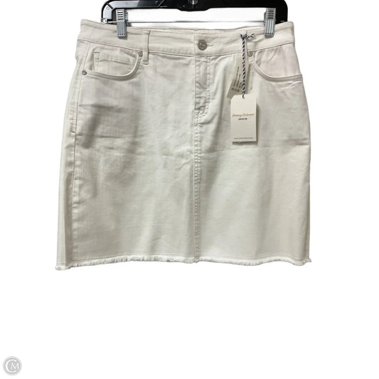 Skirt Mini & Short By Tommy Bahama In White Denim, Size: 10