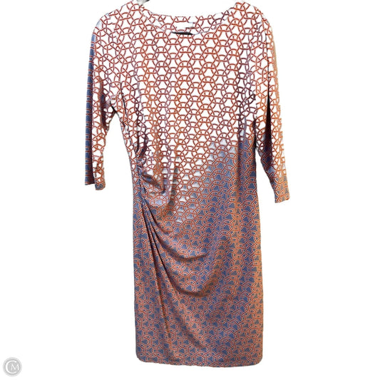 Dress Work By J Mclaughlin In Blue & Orange, Size: L