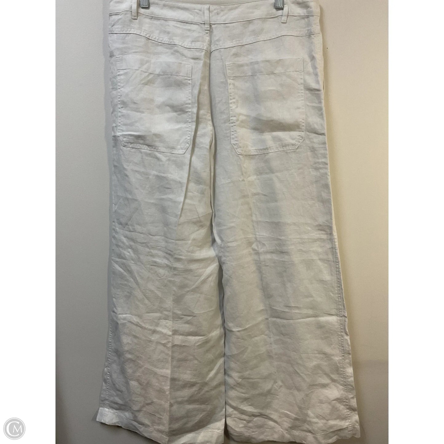 Pants Linen By Madewell In White, Size: 14