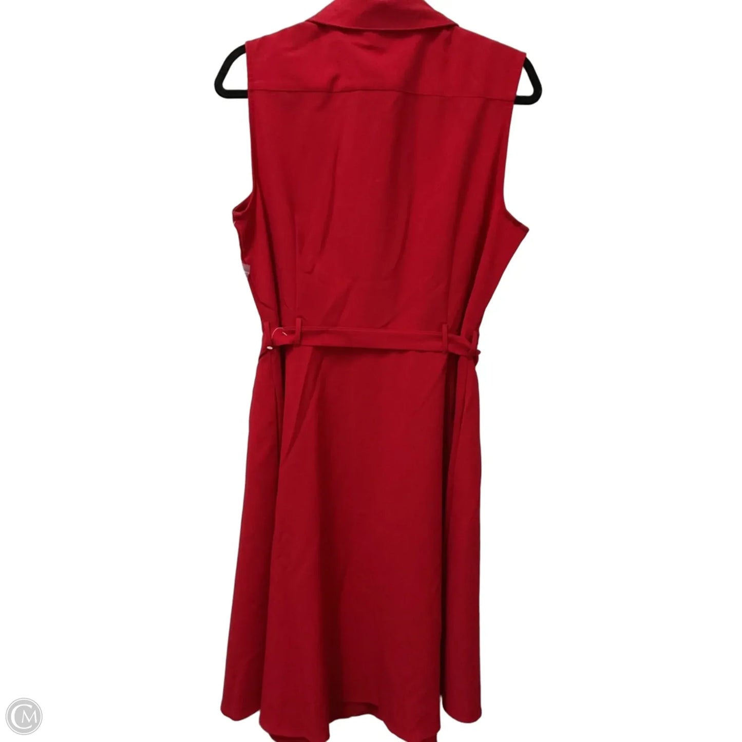 Dress Party Midi By Sharagano In Red, Size: Xl
