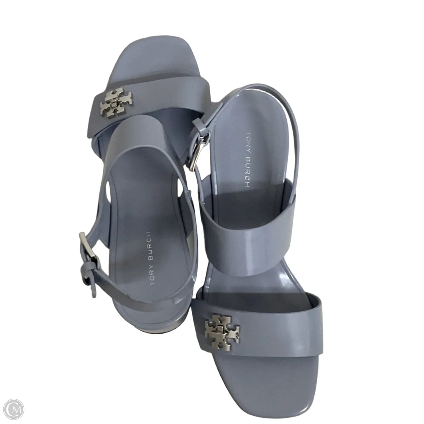 Sandals Designer By Tory Burch In Blue, Size: 7