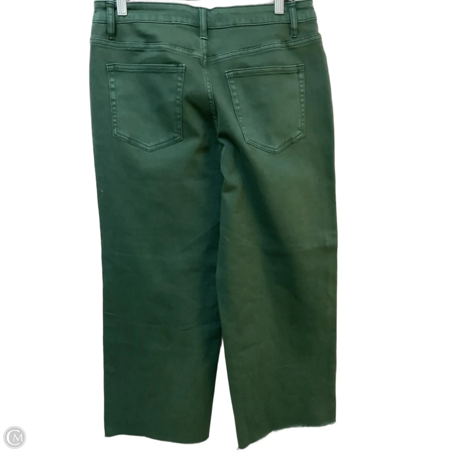 Jeans Wide Leg By Vervet In Green Denim, Size: 10